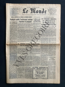 LE MONDE-N°5491-JEUDI 13 SEPTEMBRE 1962-BRIGITTE BARDOT