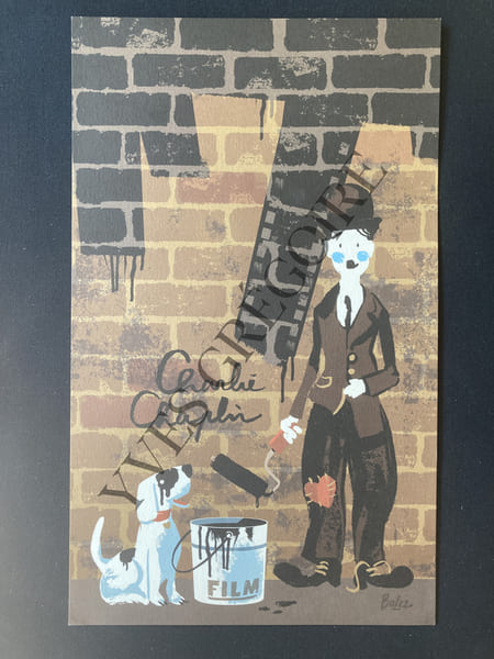 8 AFFICHETTES CHAPLIN. COLLECTIF