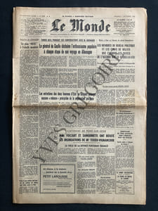 LE MONDE-N°5486-VENDREDI 7 SEPTEMBRE 1962-PONT SUR SEINE