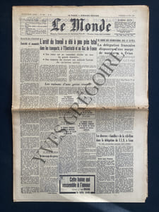 LE MONDE-N°5080-VENDREDI 19 MAI 1961-ALGERIE