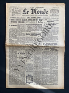 LE MONDE-N°5081-SAMEDI 20 MAI 1961-LES BONNES