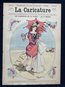 LA CARICATURE-N°399-AOUT 1887-ALBERT ROBIDA