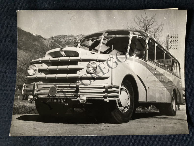 CONCOURS D'AUTOCARS DE SAN REMO 1949-PHOTOGRAPHIE. 