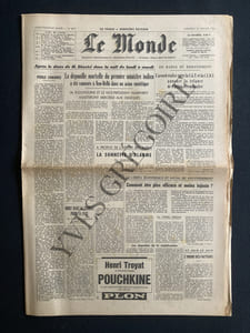 LE MONDE-N°6531-MERCREDI 12 JANVIER 1966-ALBERT CAMUS