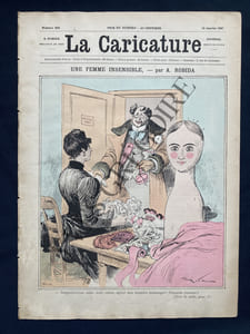 LA CARICATURE-N°368-15 JANVIER 1887-ROBIDA
