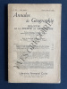 ANNALES DE GEOGRAPHIE BULLETIN DE LA SOCIETE DE GEOGRAPHIE-N°313-JANVIER/FEVRIER 1950. 