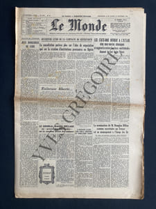 LE MONDE-N°4950-DIMANCHE 18 ET LUNDI 19 DECEMBRE 1960-EDWIGE FEUILLERE