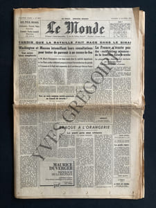 LE MONDE-N°8947-VENDREDI 19 OCTOBRE 1973-GEORGES BRAQUE