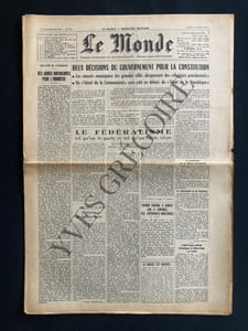 LE MONDE-N°4222-JEUDI 21 AOUT 1958-ROUFFIGNAC