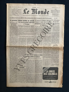 LE MONDE-N°7145-MERCREDI 3 JANVIER 1968