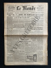 LE MONDE-N°4894-VENDREDI 14 OCTOBRE 1960-MILLET-DUFY. 