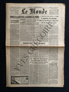 LE MONDE-N°3061-SAMEDI 27 NOVEMBRE 1954-DOMINICI
