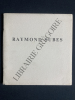 RAYMOND SUBES-1891-1970-PLAQUETTE. 