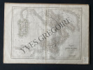 CARTE ROYAUME DES DEUX SICILES SARDAIGNE. DELAMARCHE
