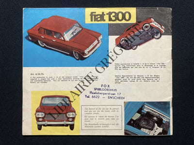 CATALOGUE POCHER-1964-65-MODELISME