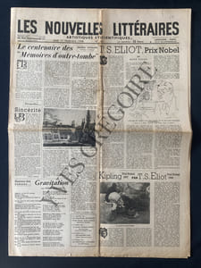 LES NOUVELLES LITTERAIRES-N°1106-11 NOVEMBRE 1948
