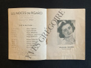 LES NOCES DE FIGARO-PROGRAMME THEATRE MUNICIPAL DE LA GAITE LYRIQUE-SAISON 1942-1943. MOZART-BEAUMARCHAIS