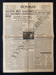 COMBAT-N°407-MARDI 25 SEPTEMBRE 1945