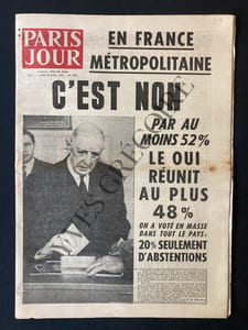 PARIS JOUR-N°2992-LUNDI 28 AVRIL 1969-REFERENDUM