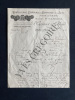 PAPIER A EN TETE-DISTILLERIE CENTRALE DU DEPARTEMENT DE LA SEINE GARNIER ET LEBLOND-1912. 