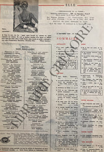 ELLE-N°670-27 OCTOBRE 1958-CHRISTIAN DIOR