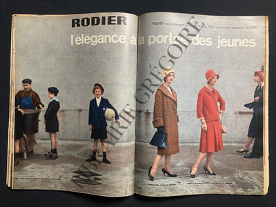 ELLE-N°670-27 OCTOBRE 1958-CHRISTIAN DIOR