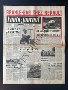 L'AUTO-JOURNAL-N°108-15 AOUT 1954-PORSCHE 1500