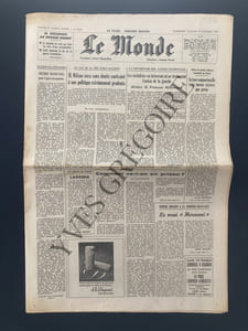 LE MONDE-N°9252-DIMANCHE 13 ET LUNDI 14 OCTOBRE 1974 -L'EXORCISTE