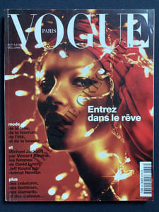 VOGUE PARIS-N°823-DECEMBRE 2001 ET JANVIER 2002-KATE MOSS
