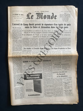 LE MONDE-N°10462-MARDI 19 SEPTEMBRE 1978-MIDNIGHT EXPRESS. undefined