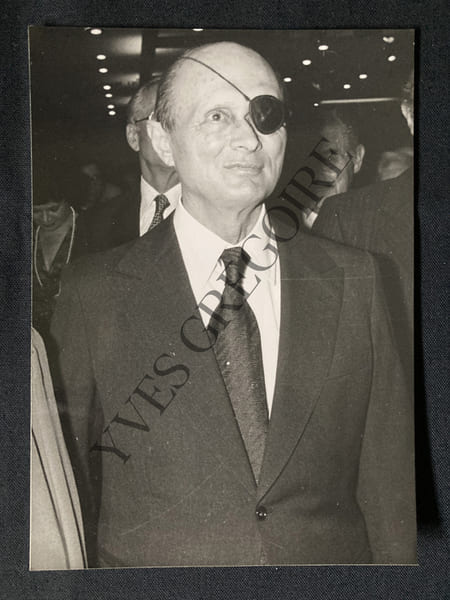 PHOTOGRAPHIE MOSHE DAYAN-1979. 