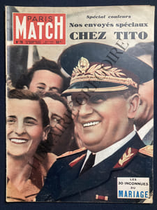 PARIS MATCH-N°78-16 SEPTEMBRE 1950-TITO