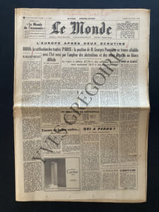 LE MONDE-N°8485-MARDI 25 AVRIL 1972-EDDY MITCHELL