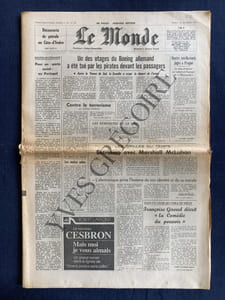 LE MONDE-N°10176-MARDI 18 OCTOBRE 1977-ROLAND TOUTAIN