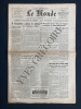 LE MONDE-N°4885-MARDI 4 OCTOBRE 1960-MICHEL MACQUET. 