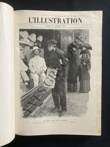 L'ILLUSTRATION-RELIURE-20 NUMEROS DU PREMIER SEMESTRE 1910