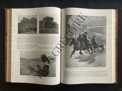 L'ILLUSTRATION-RELIURE-20 NUMEROS DU PREMIER SEMESTRE 1910