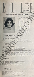 ELLE-N°825-13 OCTOBRE 1961-FARAH DIBA