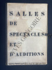 SALLES DE SPECTACLES ET D'AUDITIONS. ROGER POULAIN (DOCUMENTS RECUEILLIS ET PRESENTES PAR)