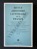 REVUE D'HISTOIRE LITTERAIRE DE LA FRANCE-MARS 2020-N°1-"PETITES REVUES"-GRANDE PRESSE ET EDITION A LA FIN DU XIXe SIECLE. 
