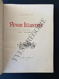REVUE ILLUSTREE-TOME XXXVI-JUIN-DECEMBRE 1903
