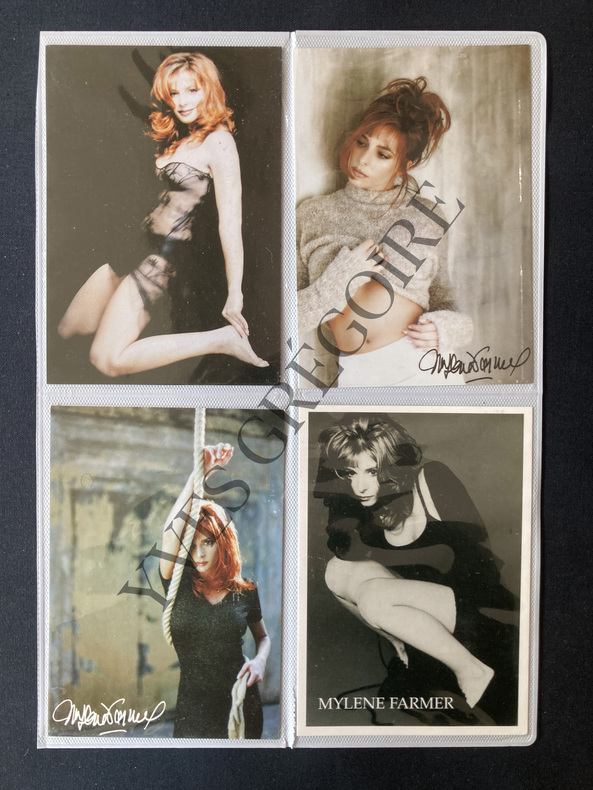 MYLENE FARMER-4 CARTES POSTALES. MYLENE FARMER