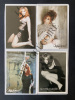 MYLENE FARMER-4 CARTES POSTALES. MYLENE FARMER