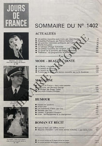 JOURS DE FRANCE-N°1402-DU 14 AU 20 NOVEMBRE 1981
