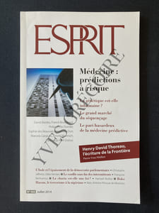 ESPRIT-N°406-JUILLET 2014-MEDECINE: PREDICTIONS A RISQUE