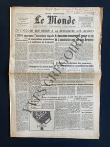 LE MONDE-N°8371-DIMANCHE 12 ET LUNDI 13 DECEMBRE 1971-LOUIS DE FUNES