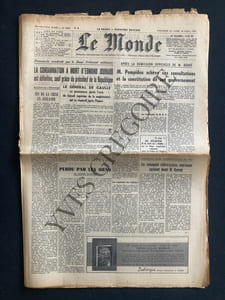 LE MONDE-N°5363-DIMANCHE 15 ET LUNDI 16 AVRIL 1962-EDMOND JOUHAUD