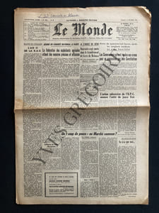 LE MONDE-N°4693-MARDI 23 FEVRIER 1960-JACQUES BECKER