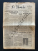LE MONDE-N°8541-SAMEDI 1 JUILLET 1972-CLAUDE BUFFET-ROGER BONTEMS. 