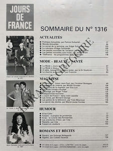 JOURS DE FRANCE-N°1316-DU 22 AU 28 MARS 1980-JEAN-PAUL BELMONDO